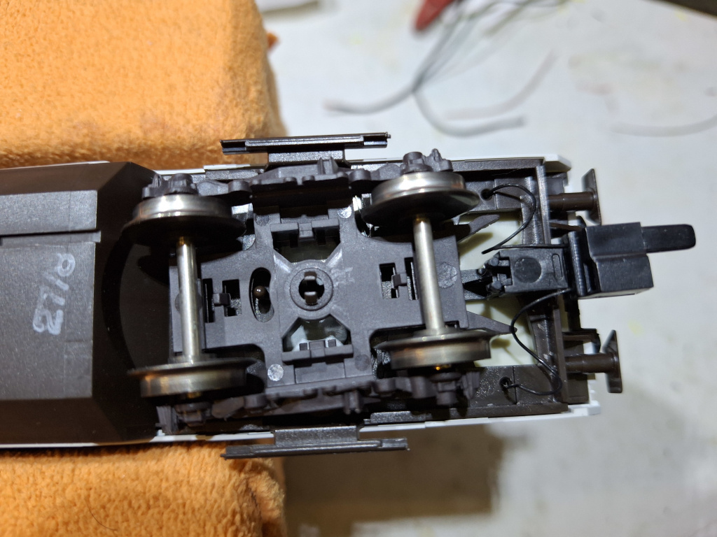 Koppeling onder de wagon